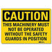 Safety Sign 5 in x 7 in Rflct Sheeting
