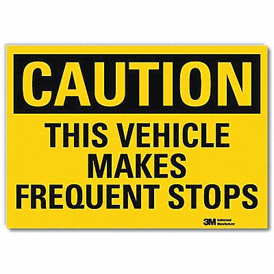 Rflctv Traffic Safety Label 7x10in Plstc
