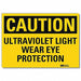 Caution Sign 10in x 14in Rflct Sheeting