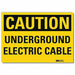 Caution Sign 5 in x 7 in Rflct Sheeting