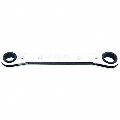 Flat Ratchet Box Wrench 3/8 x 7/16 12 Pt