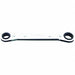 Flat Ratchet Box Wrench 3/8 x 7/16 12 Pt