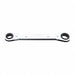 Flat Ratchet Box Wrench 1/2 x 9/16 12 Pt