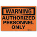 Warning Sign 5inx7in Reflective Sheeting