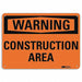 Warning Sign 7 in x 10 in Plastic