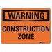 Warning Sign 7 in x 10 in Plastic