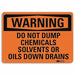 Warning Sign 7 in x 10 in Plastic