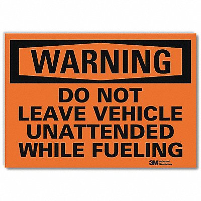 Warning Sign 10x14in Reflective Sheeting