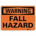 Warning Sign 10 inx14 in Aluminum