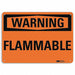 Warning Sign 7 in x 10 in Aluminum