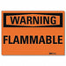 Warning Sign 7inx10in Reflctv Sheeting