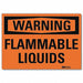 Warning Sign 7inx10in Reflctv Sheeting