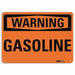 Warning Sign 10 in x 14 in Plastic