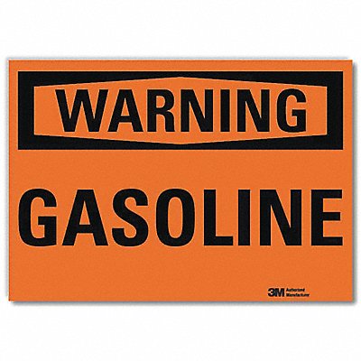 Warning Sign 10x14in Reflective Sheeting