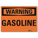 Warning Sign 7 in x 10 in Rflct Sheeting