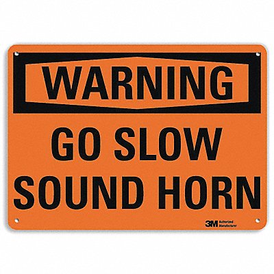 Reflective Lift Truck Sign 10x14in Alum