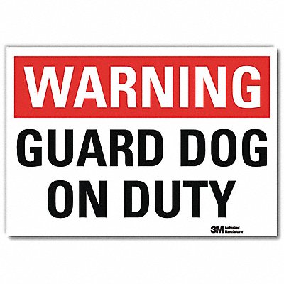 Security Sign 5x7in Reflective Sheeting