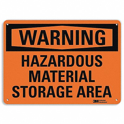 Danger Sign 7 in x 10 in Aluminum