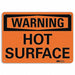 Warning Sign 7 in x 10 in Aluminum