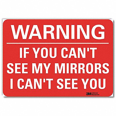Rflctv Traffic Safety Label 5inx7in