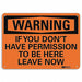 Security Sign 10 in x 14 in Aluminum