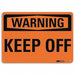 Danger Sign 7 in x 10 in Aluminum