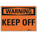 Security Sign 5inx7in Reflctv Sheeting