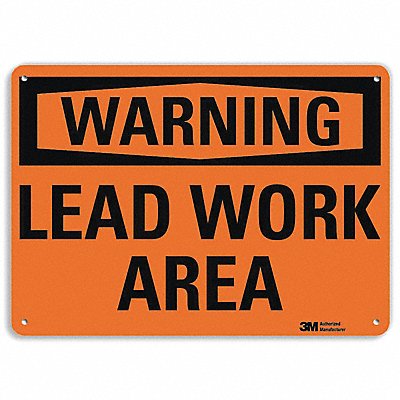 Danger Sign 7 in x 10 in Aluminum