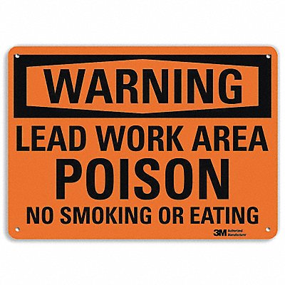 Danger Sign 7 in x 10 in Aluminum