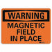 Warning Sign 10 in x 14 in Aluminum