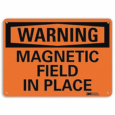 Danger Sign 7 in x 10 in Aluminum