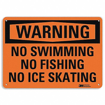 Danger Sign 7 in x 10 in Aluminum