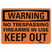 Danger Sign 7 in x 10 in Aluminum