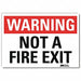 Safety Sign 7inx10in Reflective Sheeting