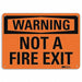 Danger Sign 7 in x 10 in Aluminum