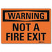 Security Sign 7x10in Reflective Sheeting