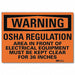 Security Sign 7x10in Reflective Sheeting