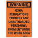 Security Sign 10in x 7in Rflct Sheeting