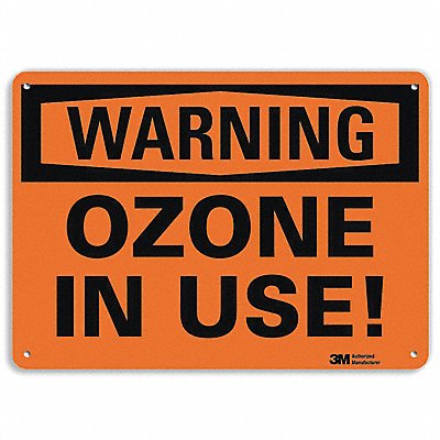 Danger Sign 7 in x 10 in Aluminum