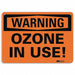 Danger Sign 7 in x 10 in Aluminum