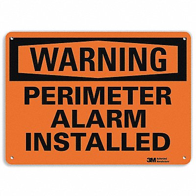 Danger Sign 7 in x 10 in Aluminum