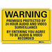 Security Sign 7x10in Reflective Sheeting