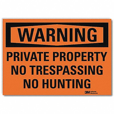 Security Sign 7in x 10in Rflct Sheeting