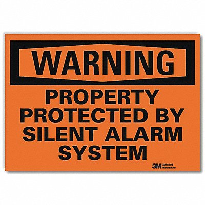 Security Sign 7x10in Reflective Sheeting