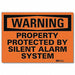 Security Sign 7x10in Reflective Sheeting