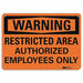 Security Sign 7 inx10 in Plastic