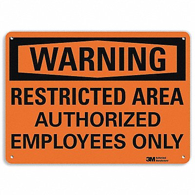 Security Sign 10 inx14 in Plastic