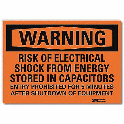 Security Sign 7in x 10in Rflct Sheeting