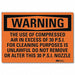 Security Sign 7x10in Reflective Sheeting