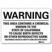 Warning Sign 10in x 14in Rflct Sheeting